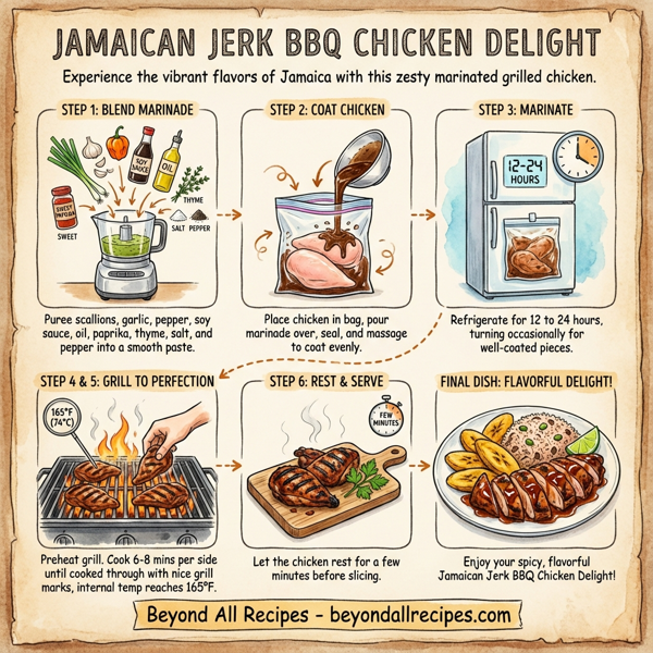 Jamaican Jerk BBQ Chicken Delight instructions
