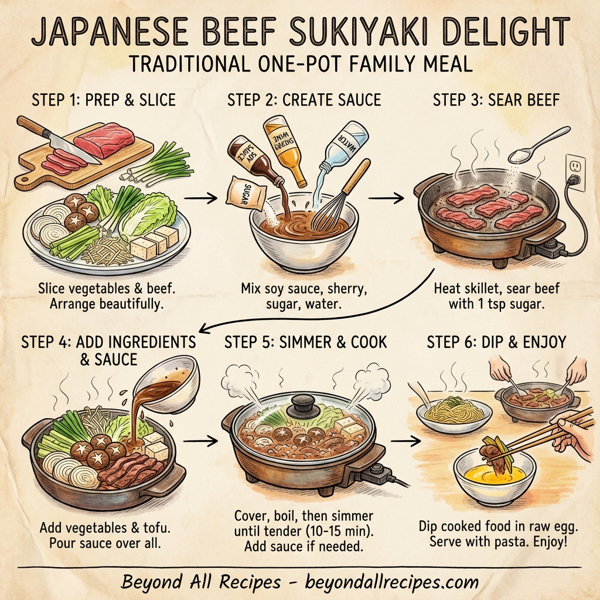 Japanese Beef Sukiyaki Delight instructions