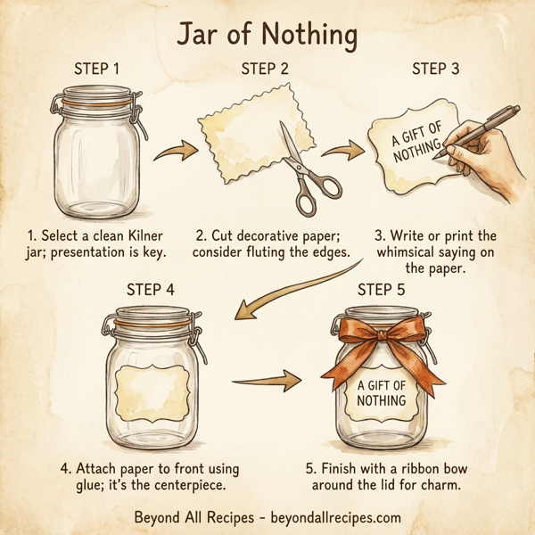 Jar of Nothing - The Perfect Gift of Uselessness instructions