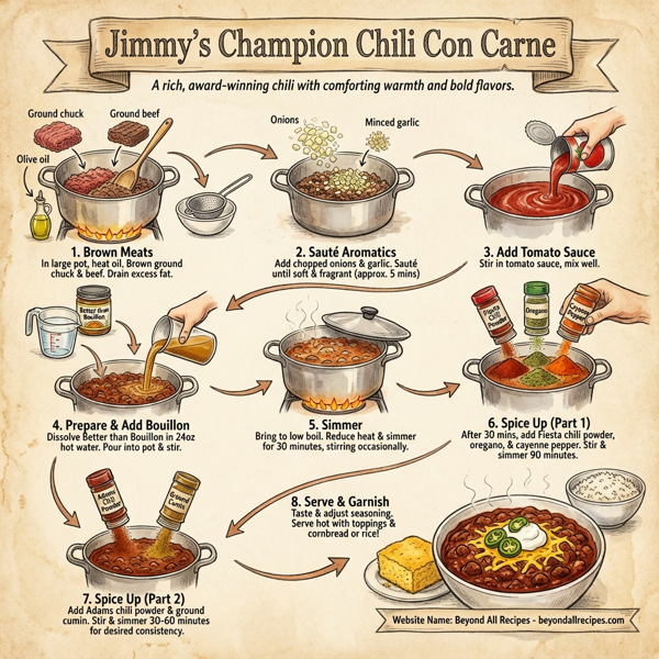 Jimmy's Champion Chili Con Carne instructions