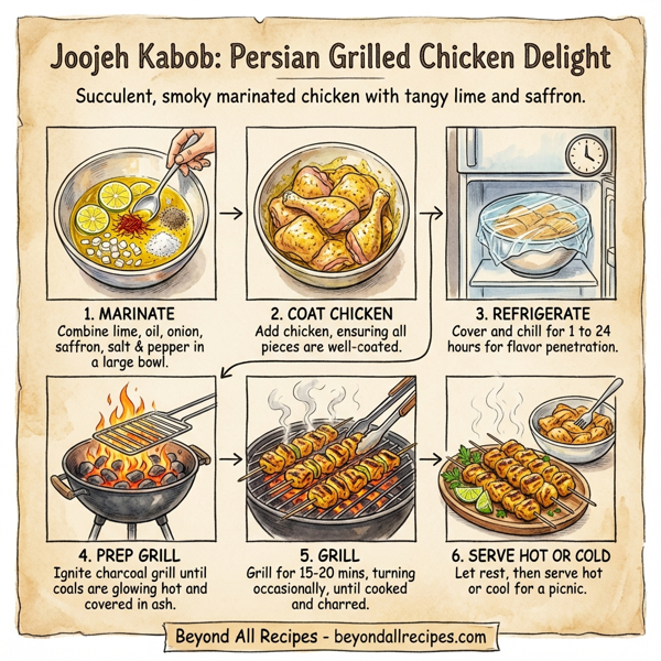 Joojeh Kabob: Persian Grilled Chicken Delight instructions