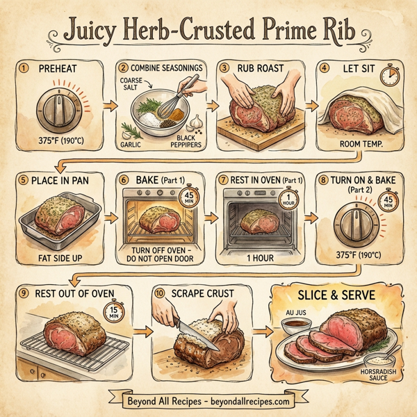 Juicy Herb-Crusted Prime Rib instructions