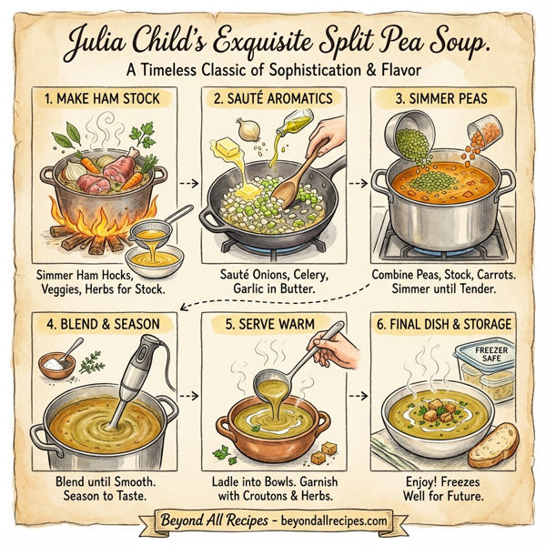 Julia Child's Exquisite Split Pea Soup instructions
