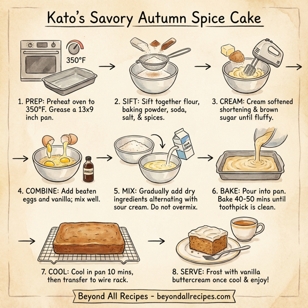 Kato's Savory Autumn Spice Cake instructions