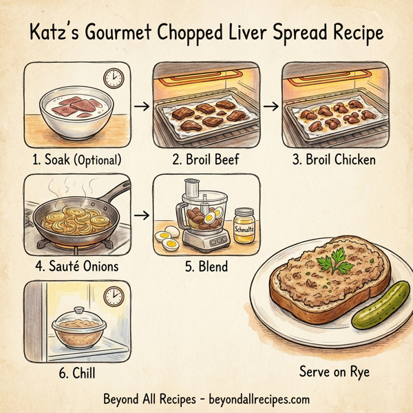 Katz's Gourmet Chopped Liver Spread instructions