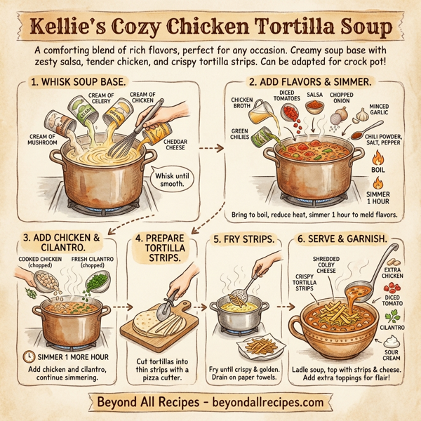 Kellie's Cozy Chicken Tortilla Soup instructions