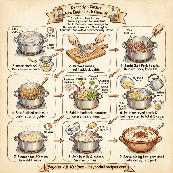 Kennedy's Classic New England Fish Chowder instructions
