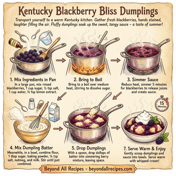 Kentucky Blackberry Bliss Dumplings instructions
