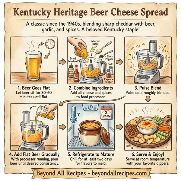 Kentucky Heritage Beer Cheese Spread instructions