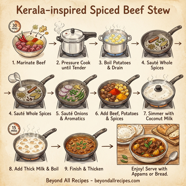 Kerala-inspired Spiced Beef Stew instructions