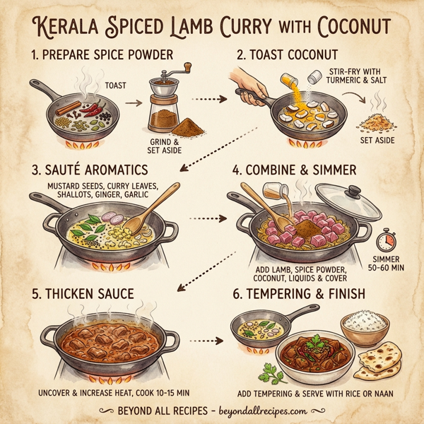 Kerala Spiced Lamb Curry with Coconut instructions