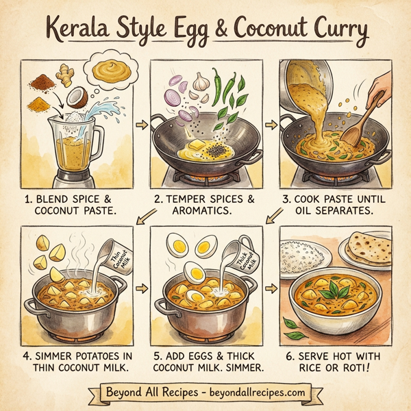 Kerala Style Egg and Coconut Curry instructions