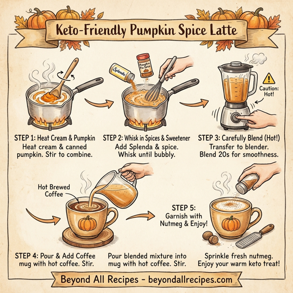 Keto-Friendly Pumpkin Spice Latte instructions