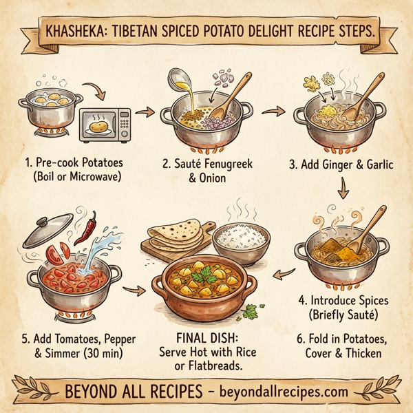 Khasheka: Tibetan Spiced Potato Delight instructions
