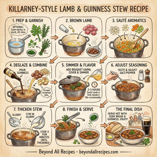 Killarney-Style Lamb and Guinness Stew instructions