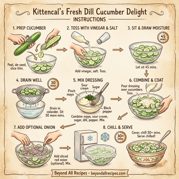 Kittencal's Fresh Dill Cucumber Delight instructions