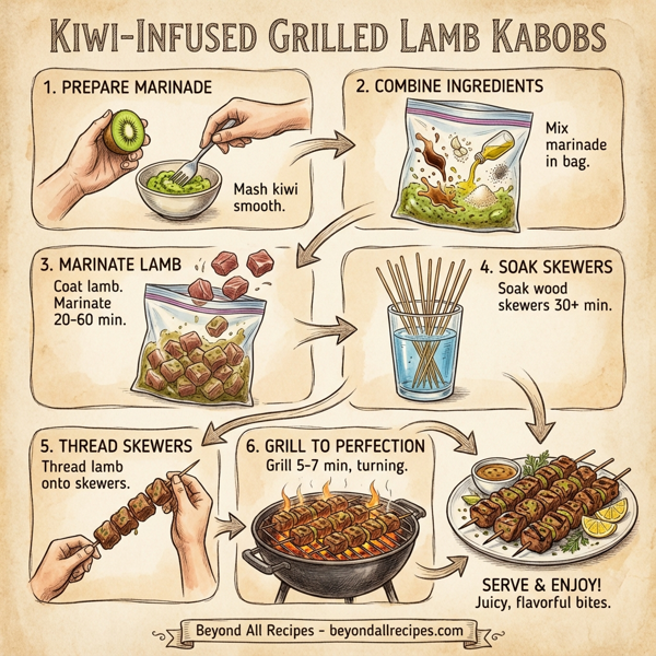Kiwi-Infused Grilled Lamb Kabobs instructions