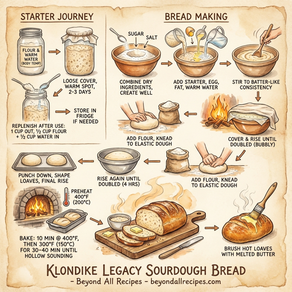 Klondike Legacy Sourdough Bread instructions