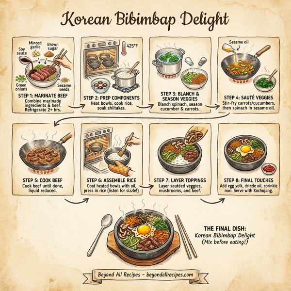 Korean Bibimbap Delight instructions