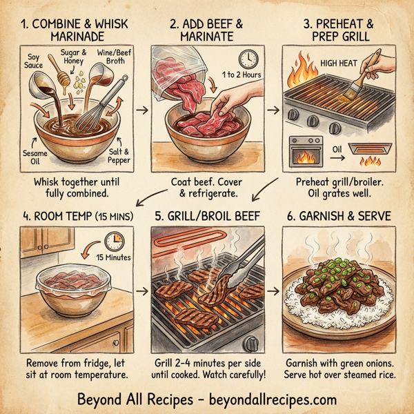 Korean Bulgogi: Marinated Grilled Beef Delight instructions