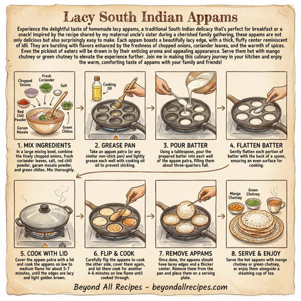 Lacy South Indian Appams instructions