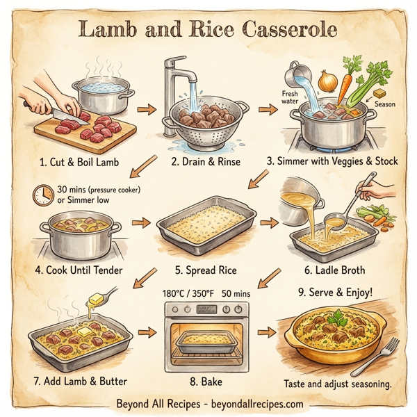 Lamb and Rice Casserole instructions