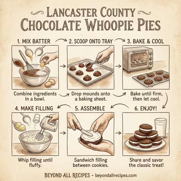 Lancaster County Chocolate Whoopie Pies instructions