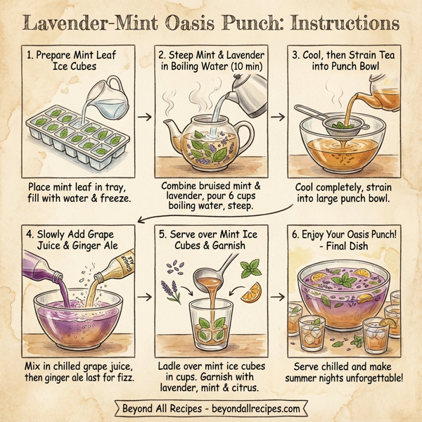 Lavender-Mint Oasis Punch instructions