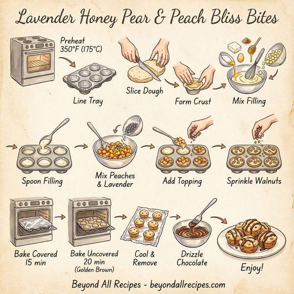 Lavender Honey Pear & Peach Bliss Bites instructions
