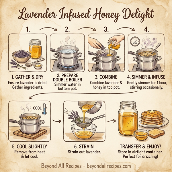 Lavender Infused Honey Delight instructions