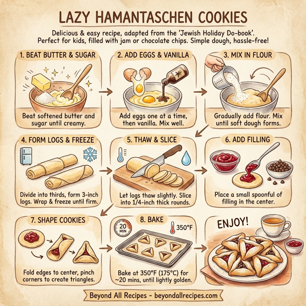 Lazy Hamantaschen Cookies instructions