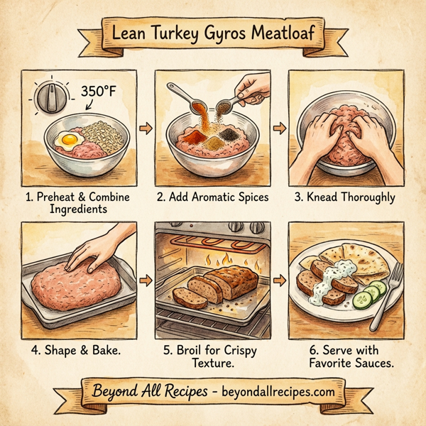 Lean Turkey Gyros Meatloaf instructions