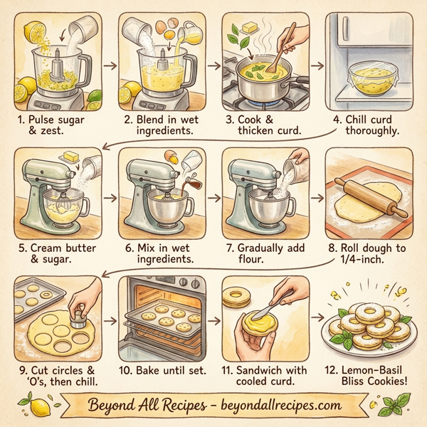 Lemon-Basil Bliss Cookies instructions