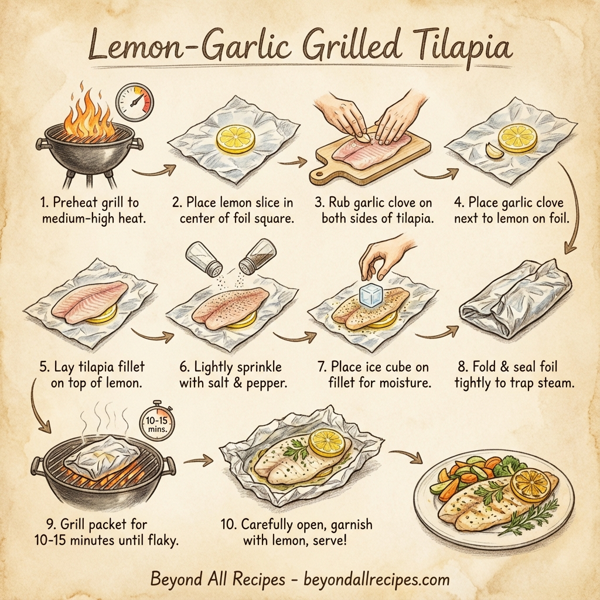 Lemon-Garlic Grilled Tilapia instructions