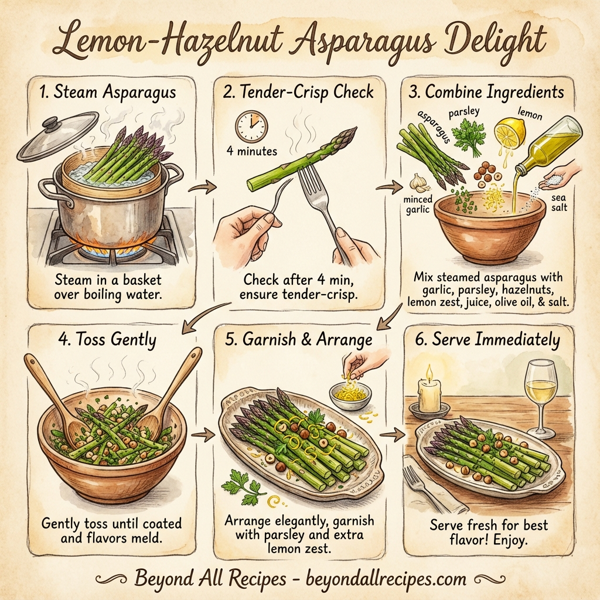 Lemon-Hazelnut Asparagus Delight instructions