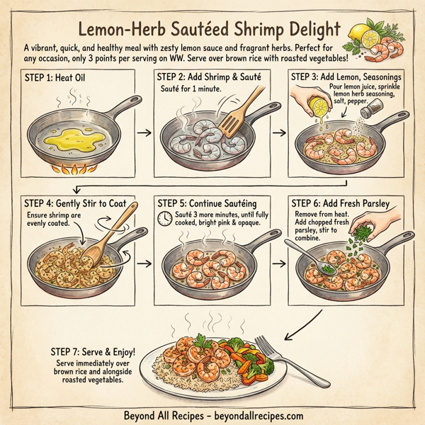 Lemon-Herb Sautéed Shrimp Delight instructions