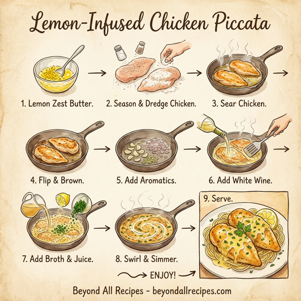 Lemon-Infused Chicken Piccata instructions