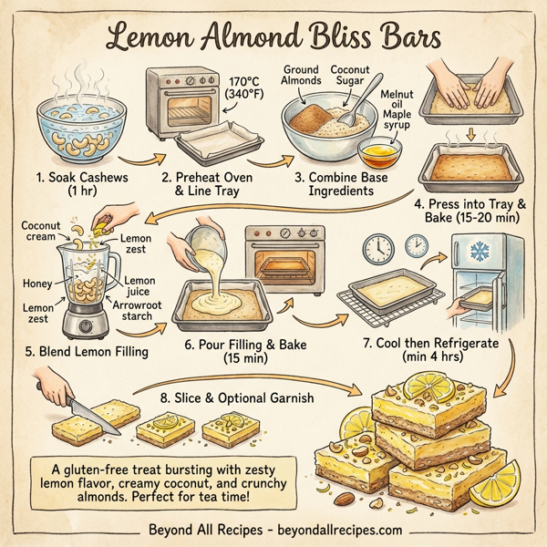 Lemon Almond Bliss Bars instructions