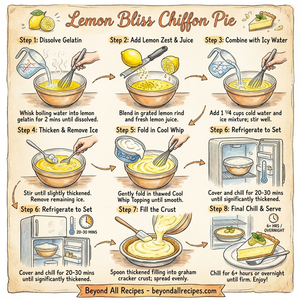 Lemon Bliss Chiffon Pie instructions