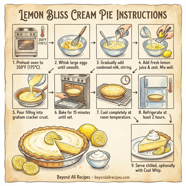 Lemon Bliss Cream Pie instructions