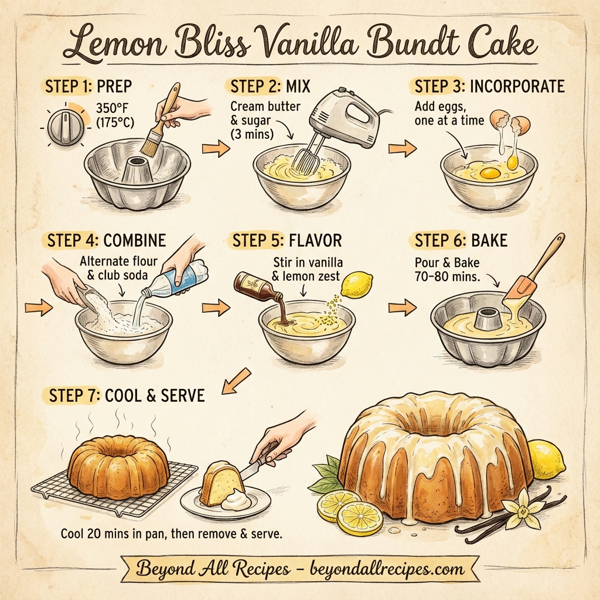 Lemon Bliss Vanilla Bundt Cake instructions