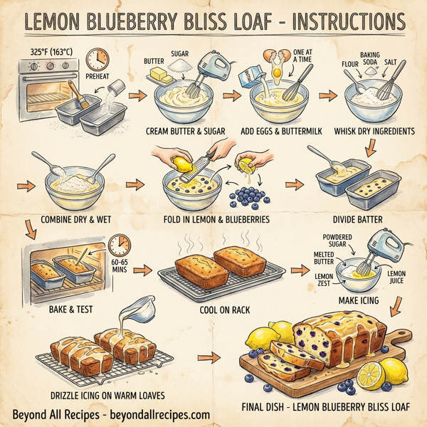 Lemon Blueberry Bliss Loaf instructions