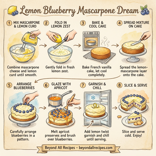 Lemon Blueberry Mascarpone Dream instructions