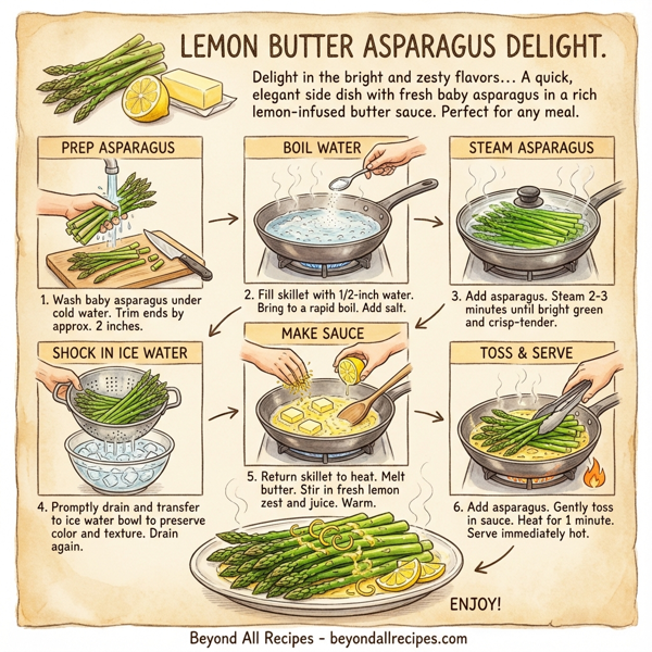 Lemon Butter Asparagus Delight instructions