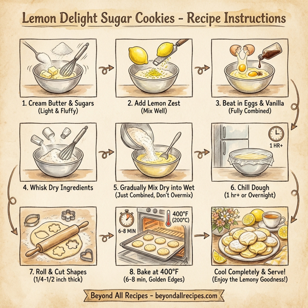 Lemon Delight Sugar Cookies instructions
