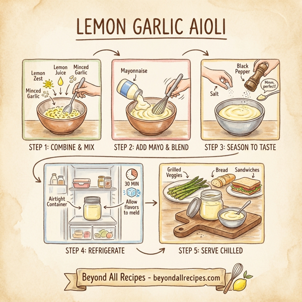Lemon Garlic Aioli instructions