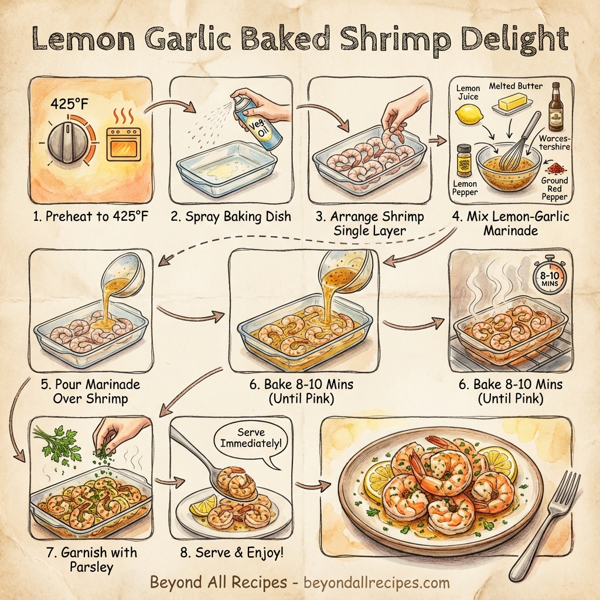 Lemon Garlic Baked Shrimp Delight instructions
