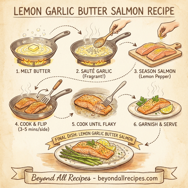 Lemon Garlic Butter Salmon instructions