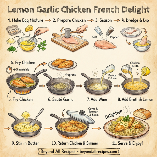 Lemon Garlic Chicken French Delight instructions