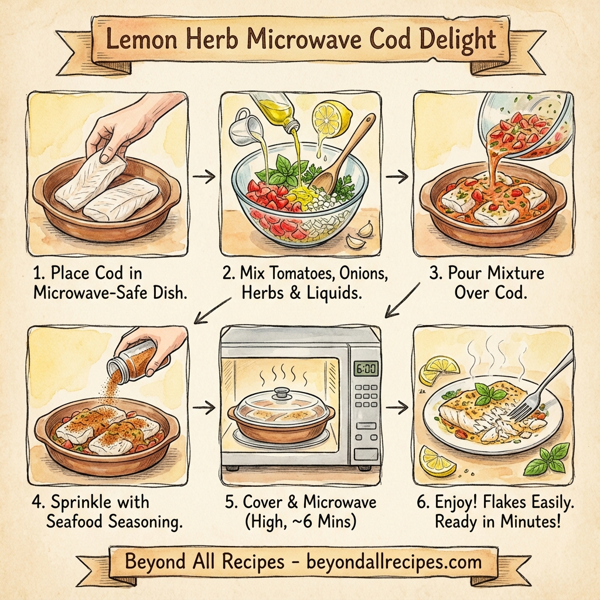 Lemon Herb Microwave Cod Delight instructions